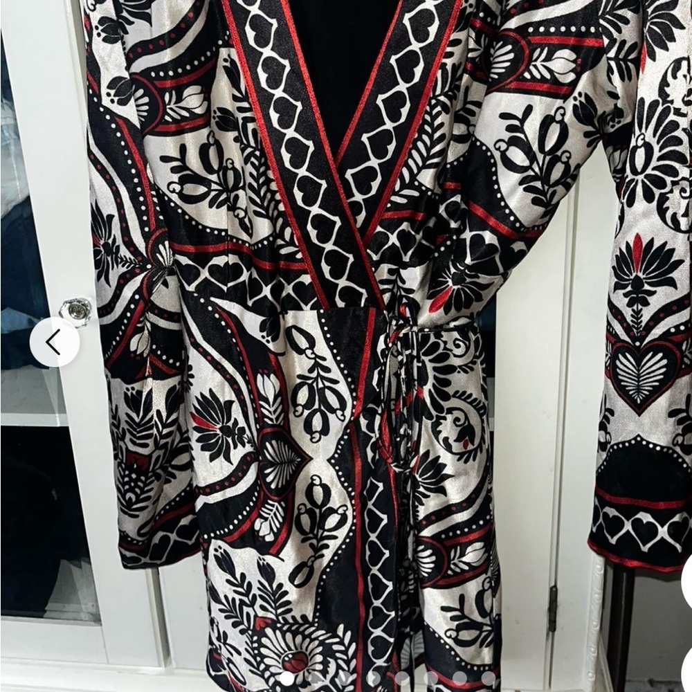 EUC Farm Rio Wrap Dress Large - Picture 5 of 6